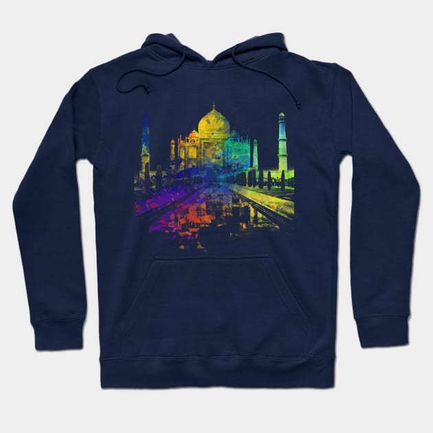 Taj Mahal Monument Hoodie by Seraphine